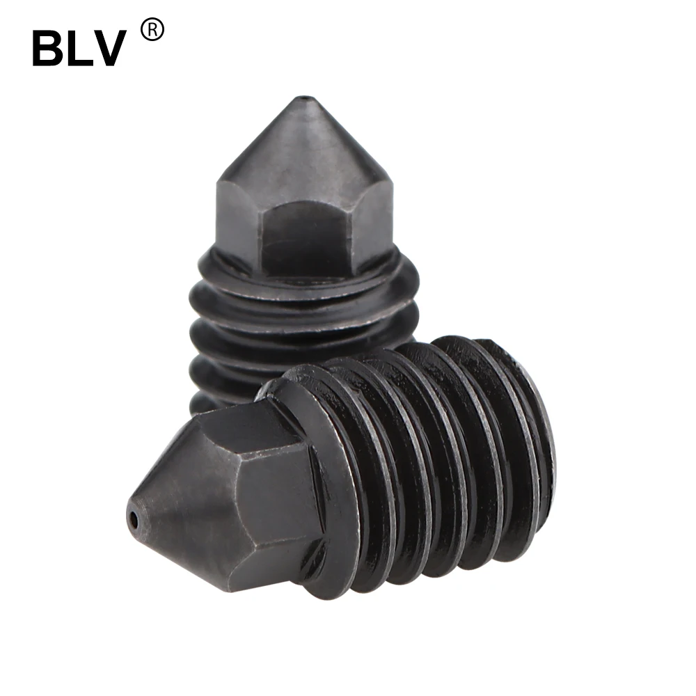 

BLV® TZ NOZZLE Hardened Steel Large Flow wear resistant for TZ HOTEND TZ 2.0 Compatible with carbon fiber and glass fiber