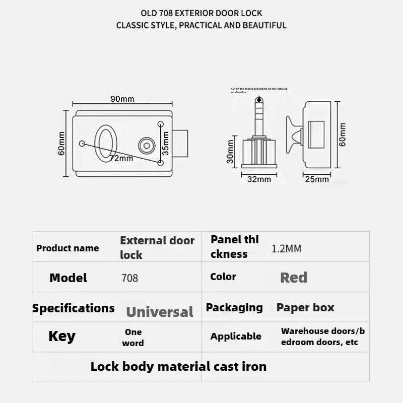 Best 1pc Home Security Latch Rotate Bolt Latch Gate Latches Door Slide Lock Twist Rotating Barrel Lock Indoor and Outdoor Door L