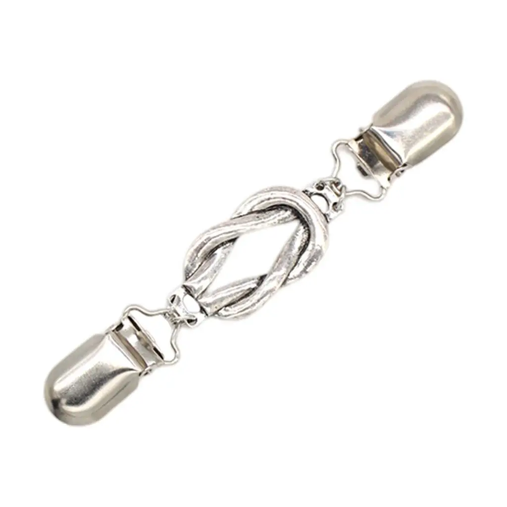 Cardigan Clip Sweater Shawl Clips Keeper Collar Duck-mouth Plated Metal Clip Holder Garters Accessories Jewelry Gift