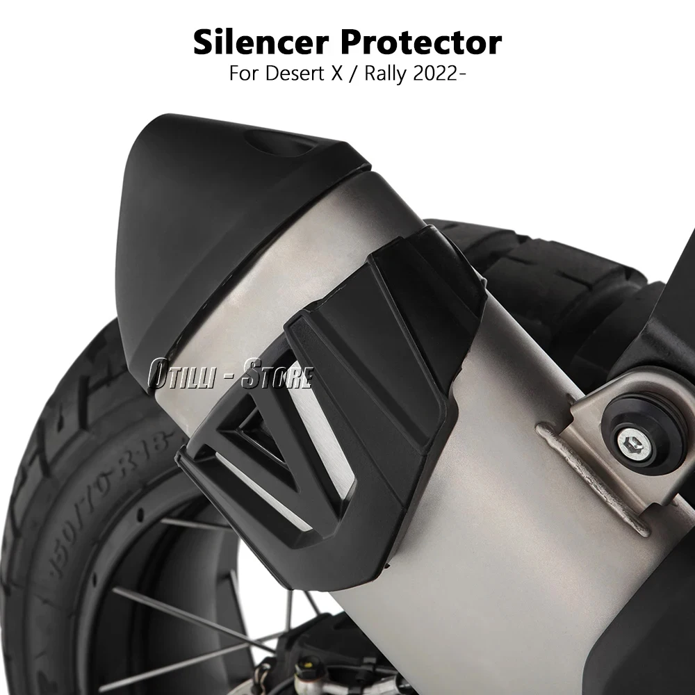 Motorcycle Exhaust Muffler Pipe Protector Heat Shield Guard Anti-scalding Cover For Ducati Desert X DesertX DESERT X Rally