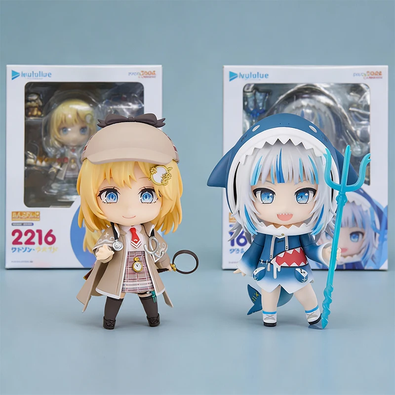 

10cm Vtuber Watson Amelia & Gawr Gura PVC Figure Collection Model Toys Decor Gifts