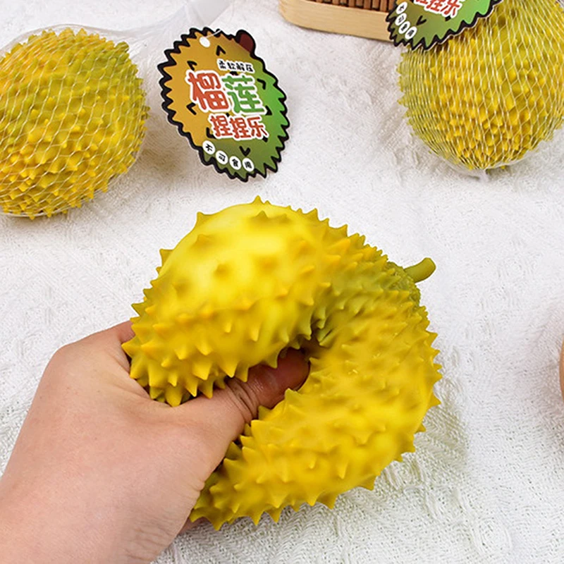 1PC Children's Toys Durian Stress Relieving Tool Girls Pinching Music Slow Rebound Decompression Ball Weird And Bizarre Gadgets