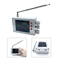 Full Band TEF6686 FM/AM Short Long Wave High Frequency Radio Receiver Telescopic Antenna Silver 144Khz-27000Khz Accessories