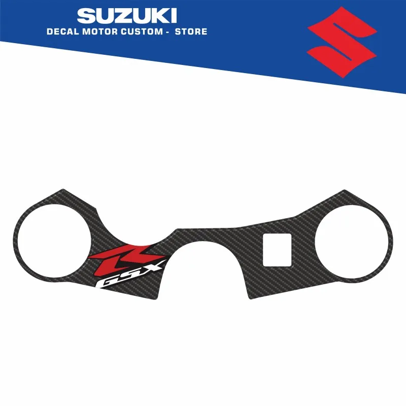 Motorcycle front fork sticker waterproof carbon fiber Samsung sticker suitable for Suzuki GSXR 600 750 2006-2012