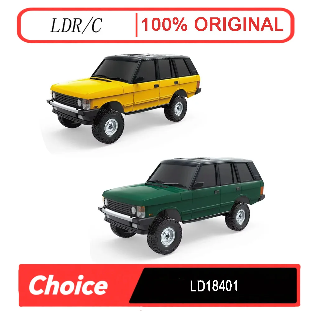 LDRC 1/18 schaal LD18401 RC off-road klimauto - simulatie Range Rover-model, 4WD, speelgoedauto voor kinderen