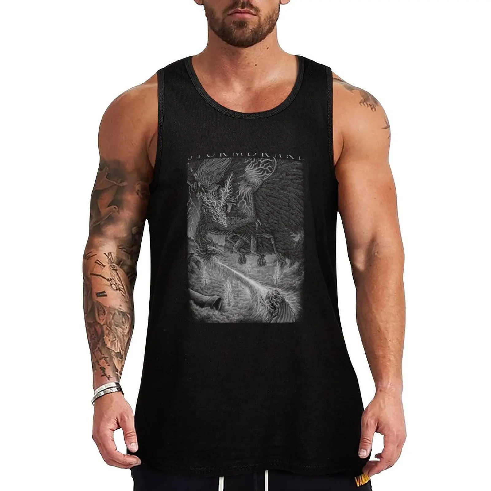 

Stormdrake Tank Top men gym clothing Men's summer clothes t-shirts man