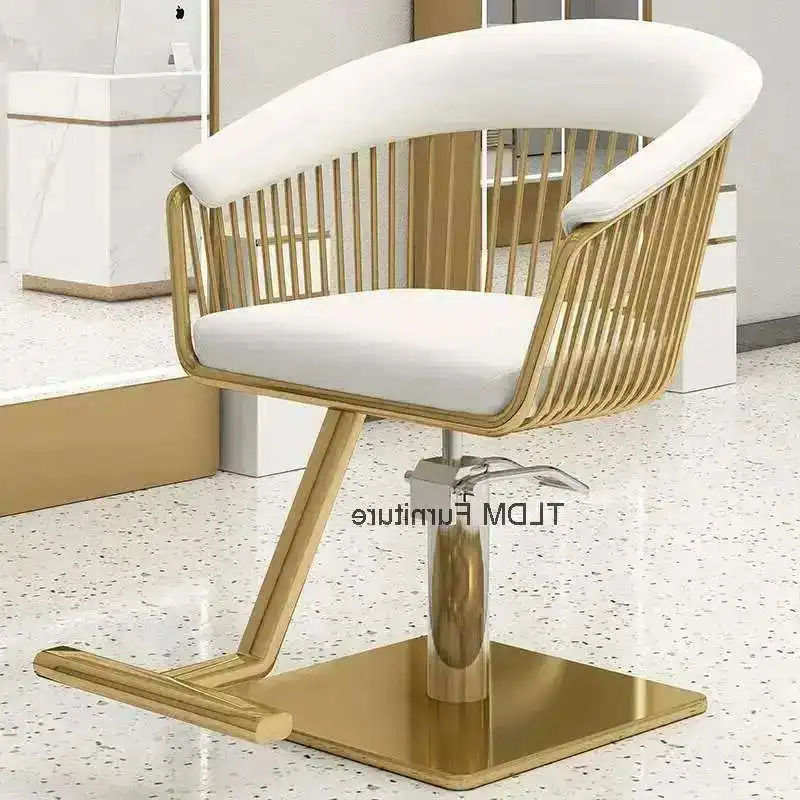 

Lifter Metal Barber Chair Leg Rest Esthetician Backrest Barber Chair Premium Minimalist Cadeira De Barbeiro Salon Furniture