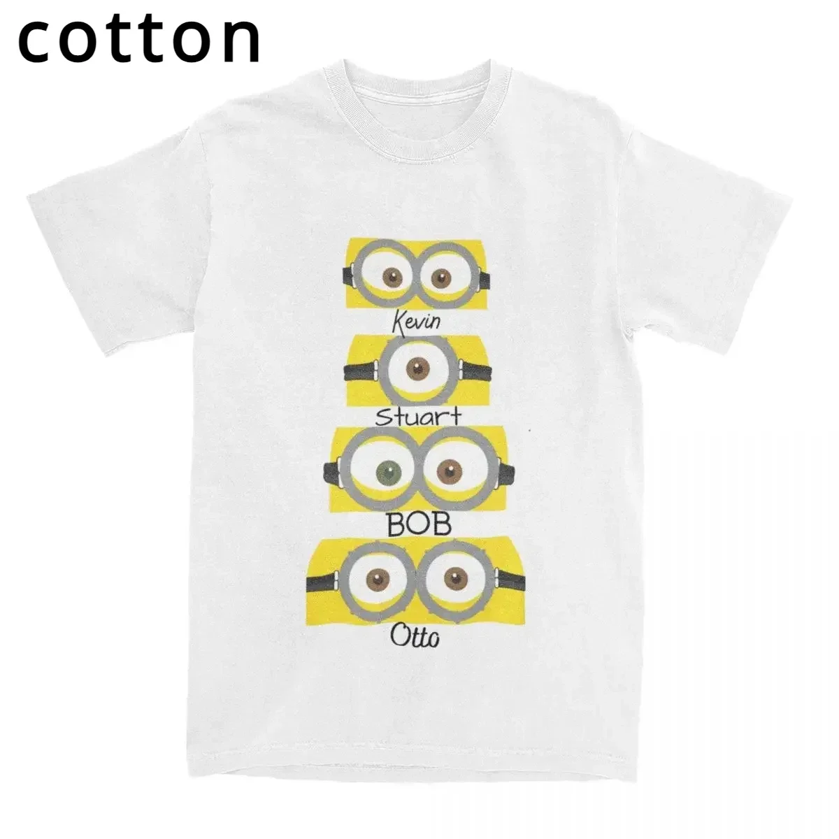 Casual The Four Minions Together Cartoon Kids Funny Cotton T-Shirts Baby Boys Summer T Shirt Children Tops Girls Clothes Tees