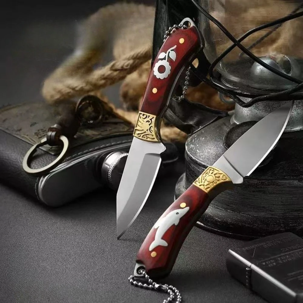 سكين سلسلة مفاتيح صغيرة، سكين فواكه محمول، تفكيك للدفاع عن النفس في حالات الطوارئ في الهواء الطلق، سكين فك السريع