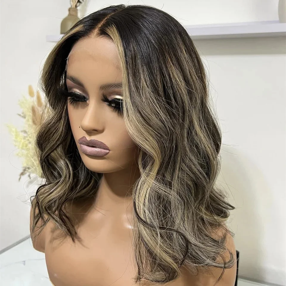 

20inch Glueless Soft Brown Long body wave 5x5 Silk Base Jewish Human Hair Wig Baby Hair HD Lace European Hair Preplucked