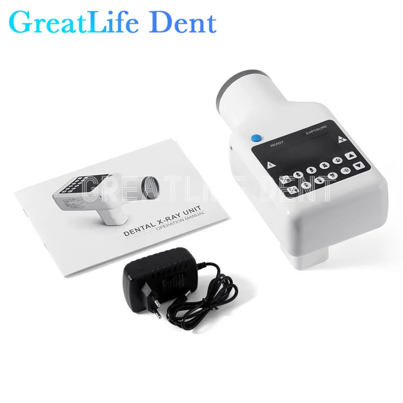 Máquina de raio X portátil GreatLife-Dent Mini Hyperlight, Radiovisiografia Digital Compatível, Sensor Dental, Imagem Dental Film, Dent