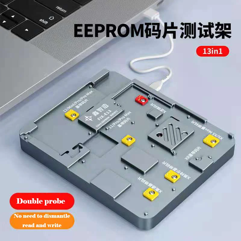 XINZHIZAO EEPROM Programmer Logic Baseband Fixture For iPhone X XS 11 12 13 14 Pro Max Disassembly-Free Read Write Chip Tester