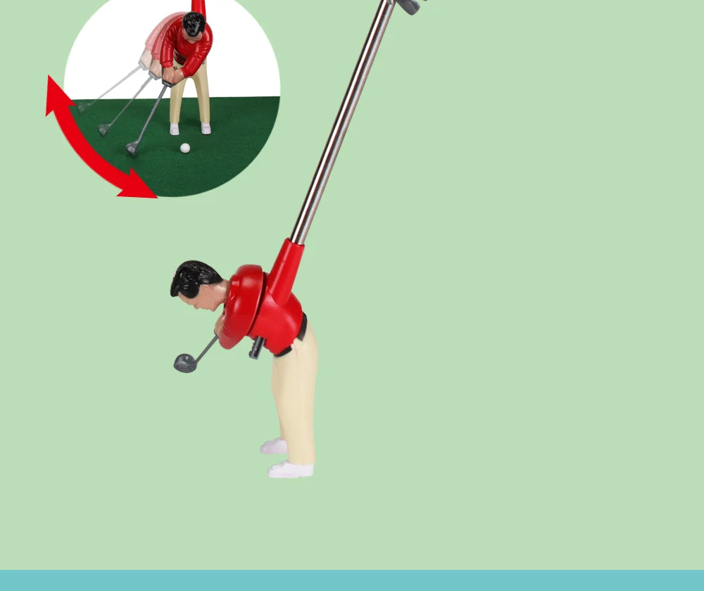 Kinder Golf Club Mini Puppe Set Spielzeug drinnen und draußen tragbare Eltern-Kind interaktive Party Spiel Geburtstags geschenk – Detail 4