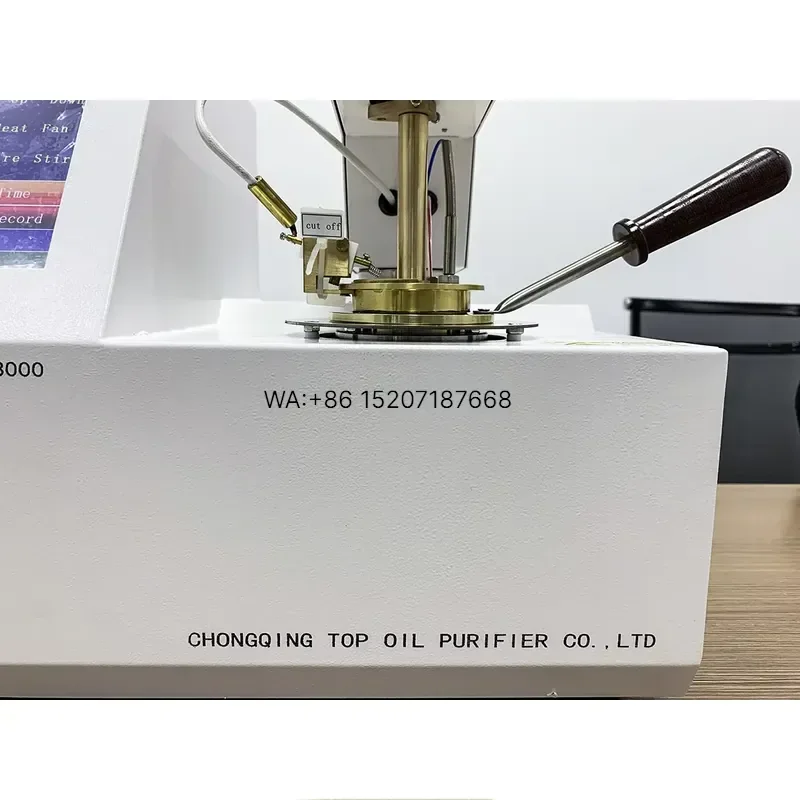 Wmwmnu for Automatic Petroleum Product Flash Point Tester ASTM D93 Closed Cup Flash Point Analyzer for Lubricant Fuel