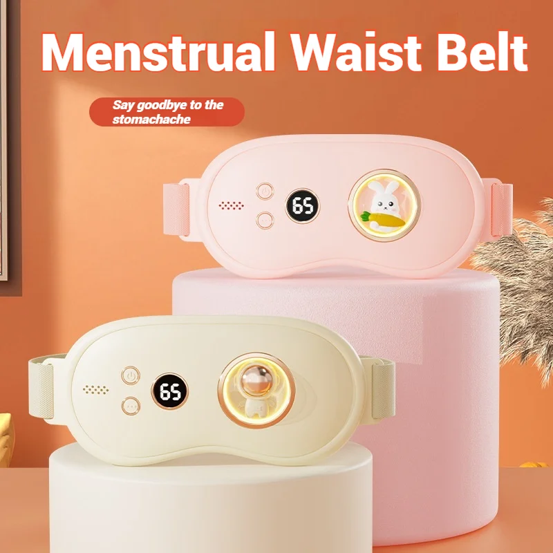 Menstrual Heating Self Massage Heat Period Pain Relief Portable Heating Pad Warming Belt Thermal Massager Stomach Heating Belt