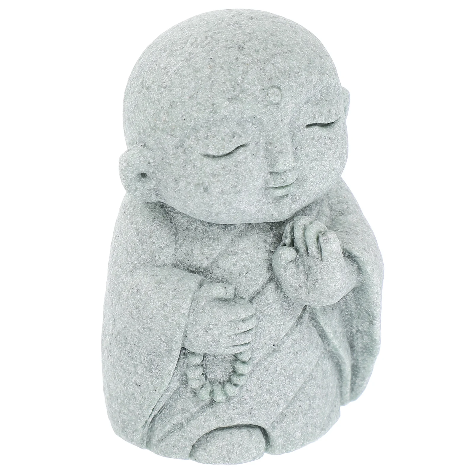 تمثال بوذا حجم صغير ديكور الحجر الرملي خمر تصميم معقد هدية الصحوة الروحية ديكور المنزل حديقة تمثال بوذا