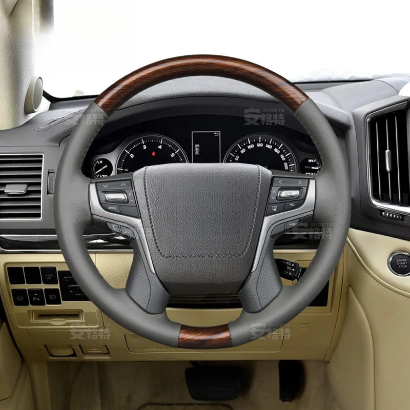 For Toyota Land Cruiser  Cross-border e-commerce For Foreign trade: modification LC200 LC70 wood steering wheel