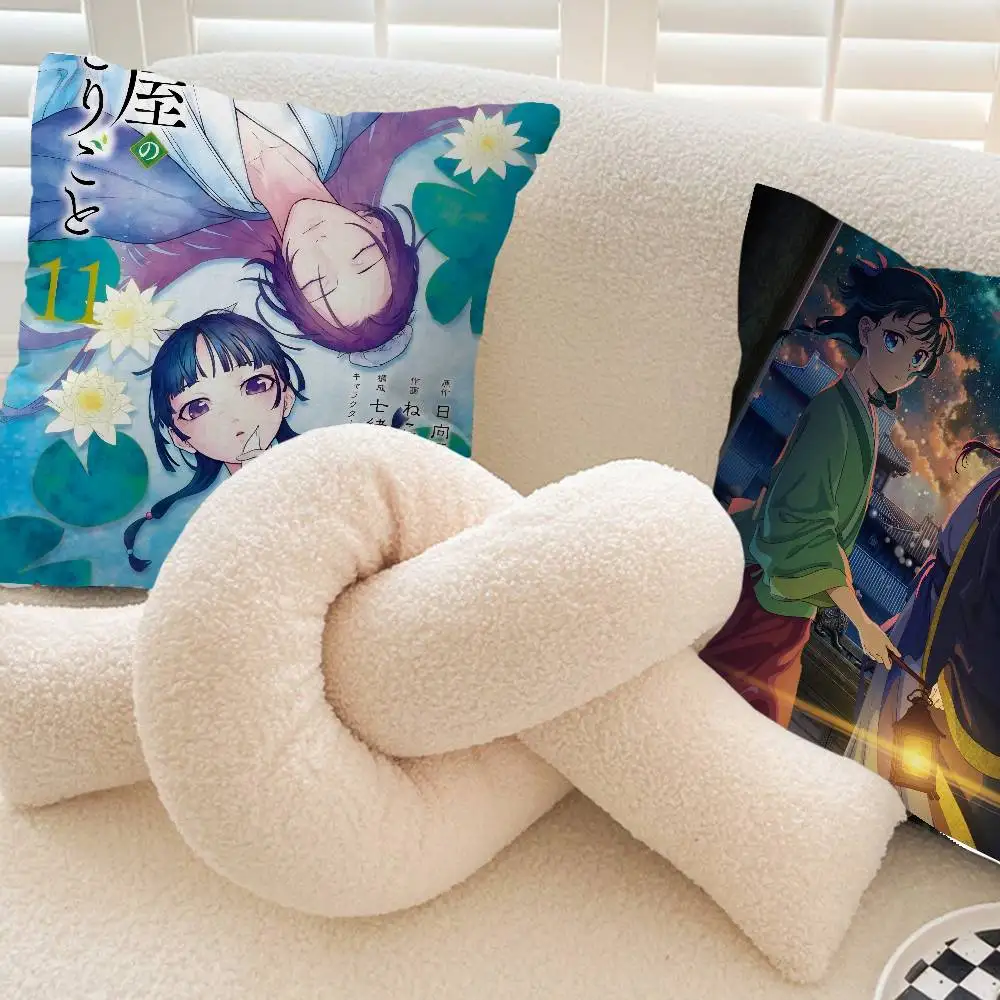 Anime The Apothecary Diaries Pillow Cushion Cover Pillowcase Living Room Sofa Home Decor Customized