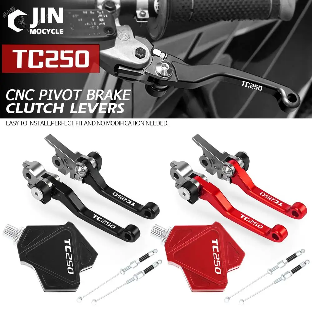 

For HUSQVARNA TC250 TC 2014 2015 2016 2017 2018 2019 2020 2021 CNC Stunt Clutch Lever Easy Pull Cable System Brake Clutch Levers