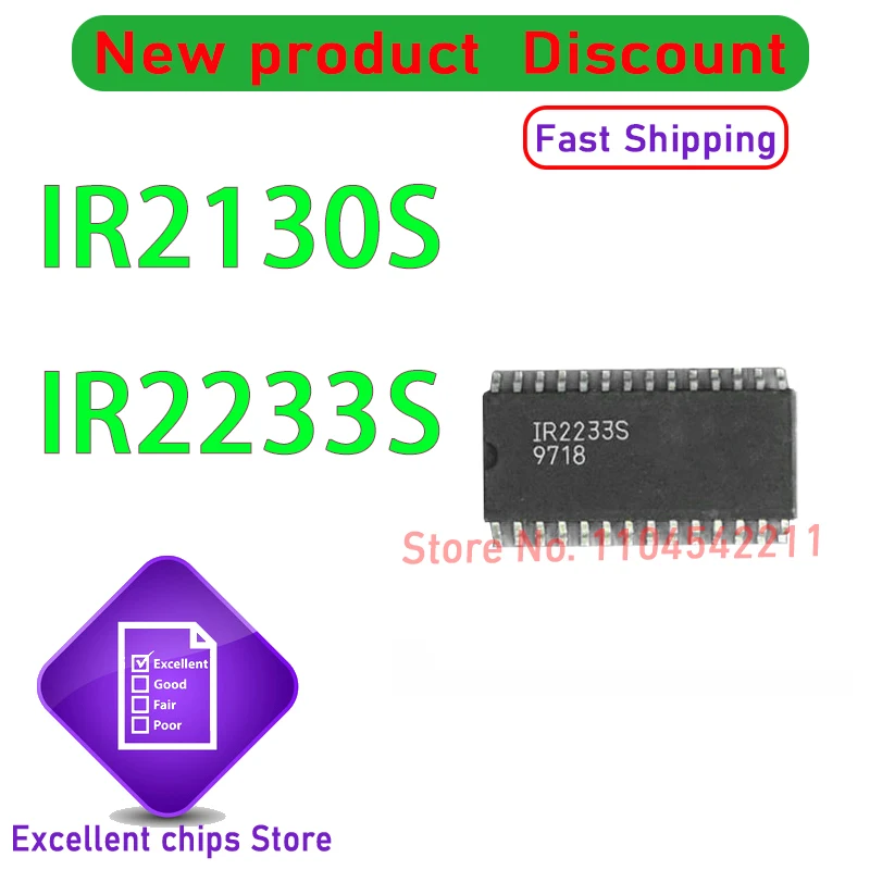 100% New IR2130S IR2233S IR2130STRPBF IR2233SPBF SOP-28 Chipset (10piece)