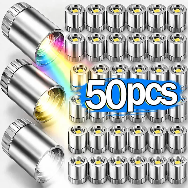100/10PCS Mini LED Light Mini Light Bulb Colorful Lights Bat