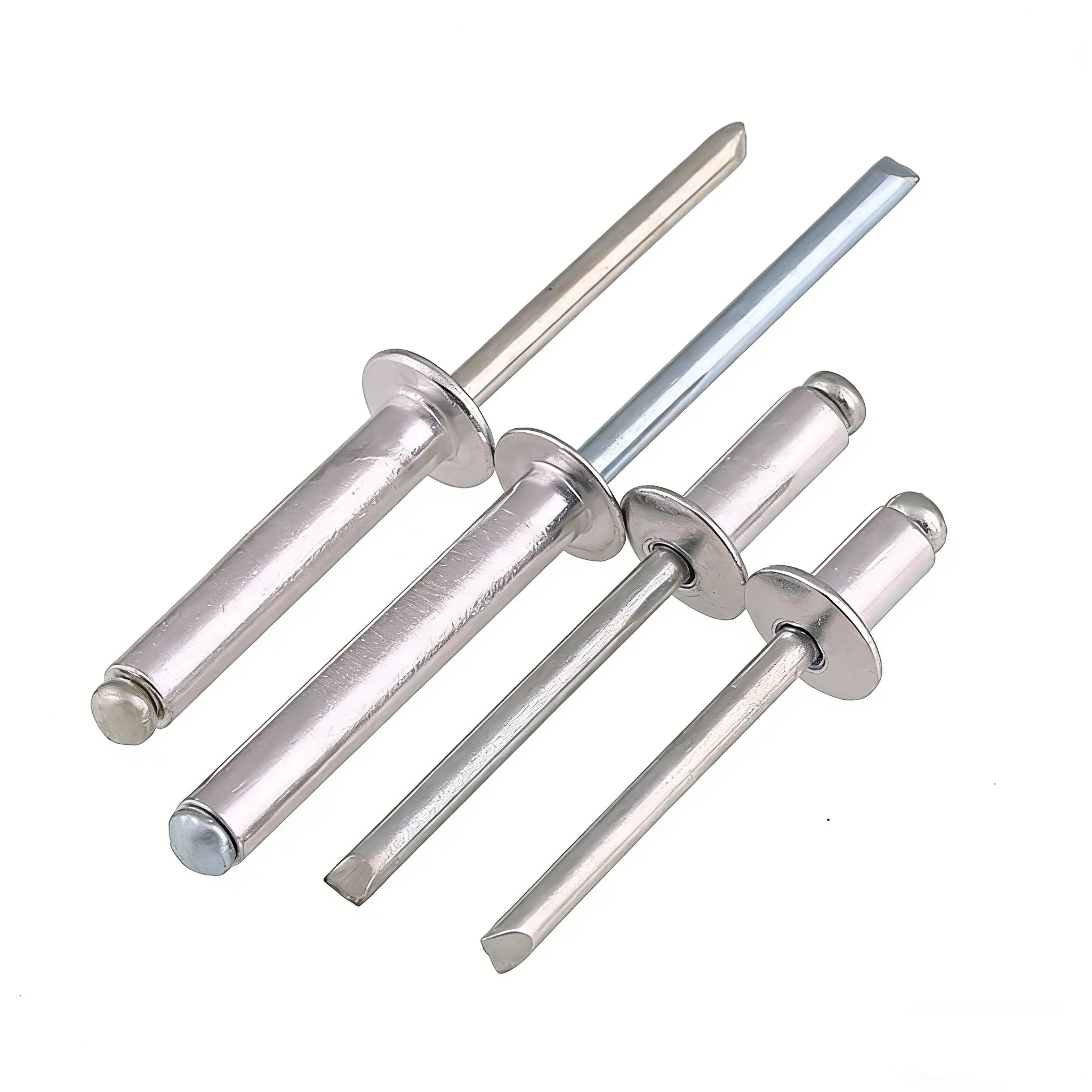 M2 M2.4 M2.8 Aluminium Dome Head Break Mandrel Blind Rivet Pull Nail Pop Open End Rivet For Furniture Car Aircraft