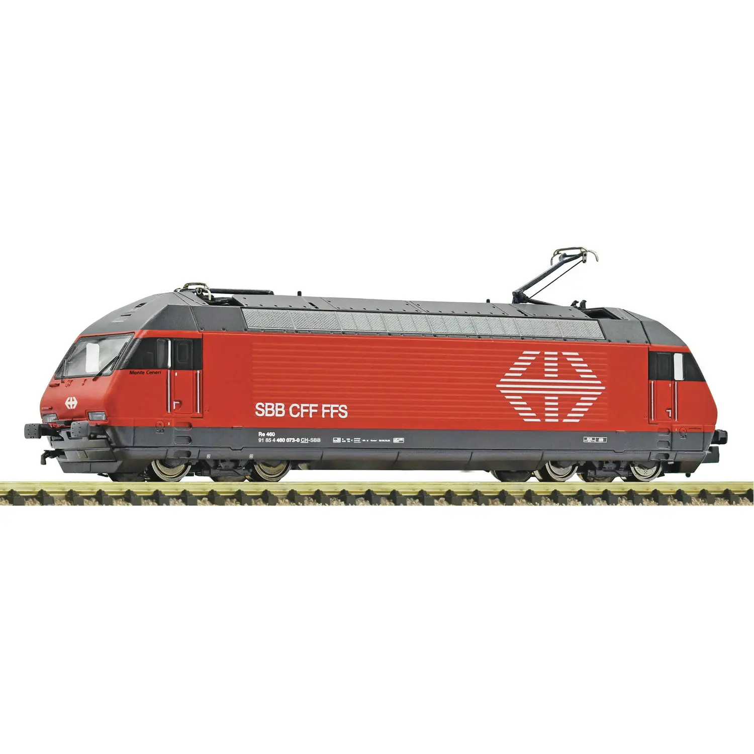 N Type 1/160 Train Model FLEISCHMANN 7570012 SBB RE460 Red Electric Locomotive Digital Sound Effect Rail Car Toy