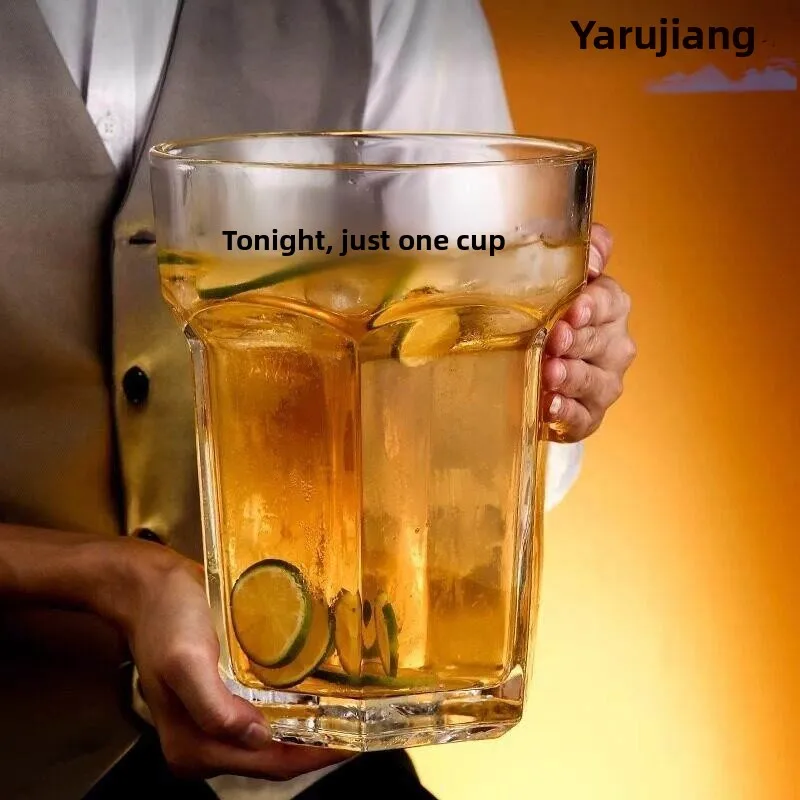 Extra Large Beer Mug Gigantic Cup Super Size Drinking Glass Crystal Craft Beverage Holder  Diningware Accessory view 4