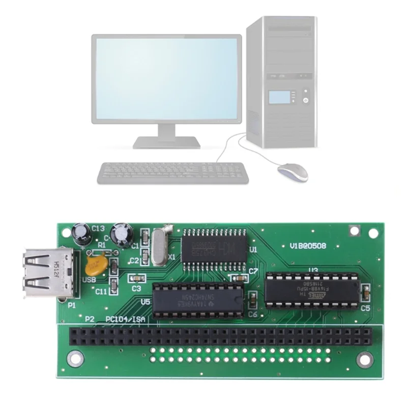 

ABDE-PC104 к USB-карту адаптера PC104-USB-пластина для замены данных компьютерной системы промышленного управления