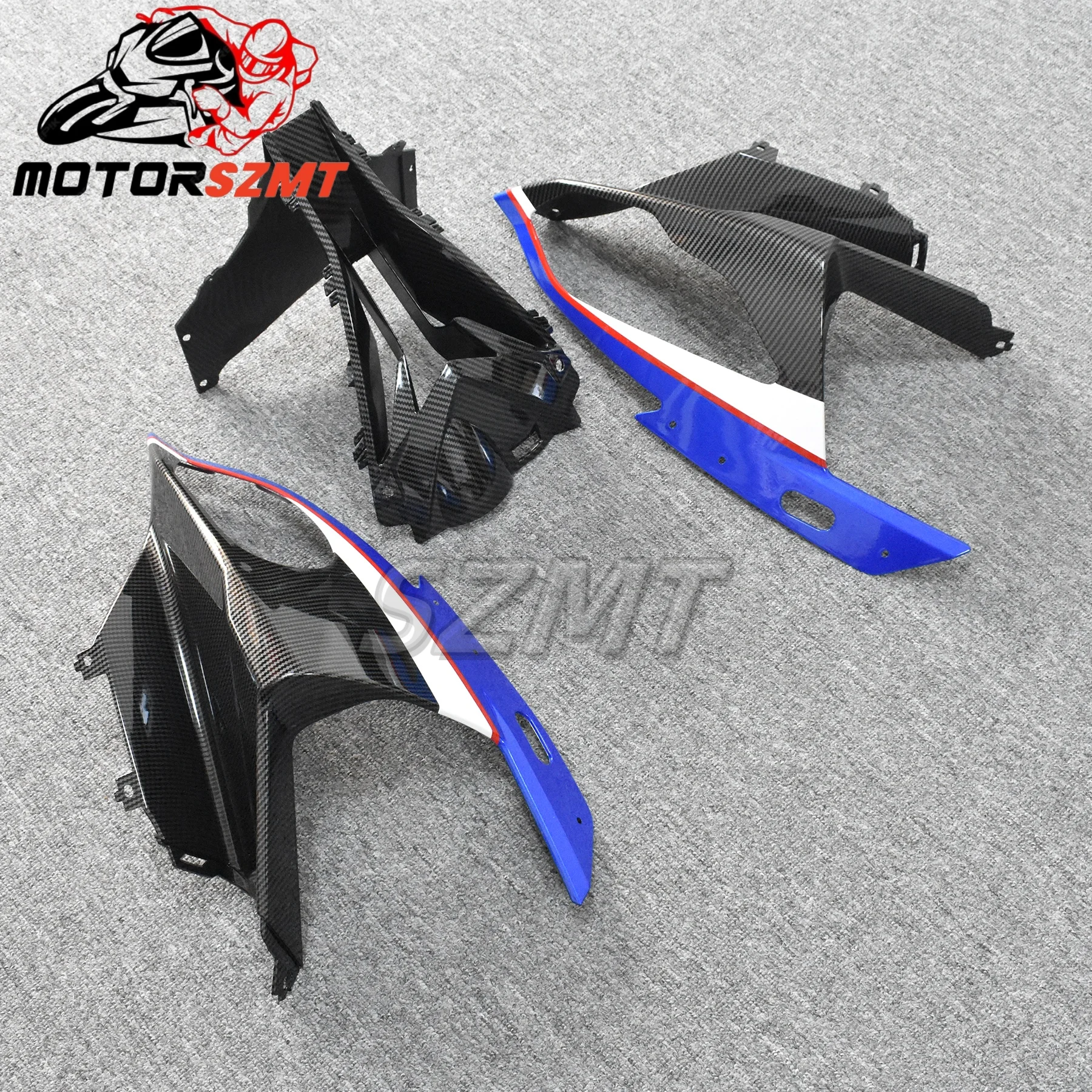 Carbon Painted look Motorcycle Front Fairing Head Cowl Headlight Cover For BMW S1000RR 2015 2016 2017 2018