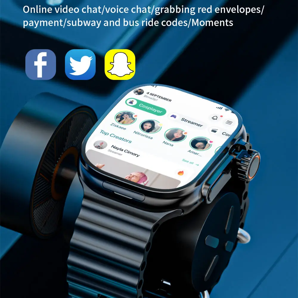 

S11 Ultra Cellular Android Smartwatch 2.29inch Curved Display Heart Rate Smart Watches Men Women Watch Support SIM Card GPS WIFI