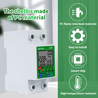 Wi-Fi Power Meter Intelligent Automatic Reclosing Protector Current Voltage Monitoring Meter Overvoltage Overcurrent Protector