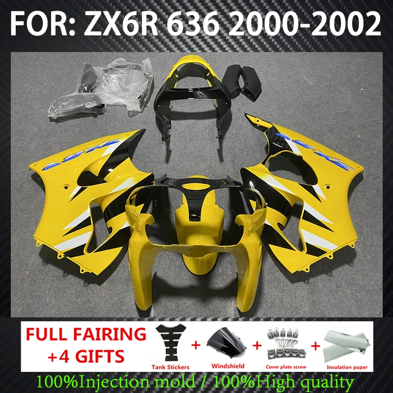 

636 ZX-6r 2000 Plastic Fairings ZX6r 636 02 Abs Fairing for ZX6r 2000 - 2002 Abs Fairing