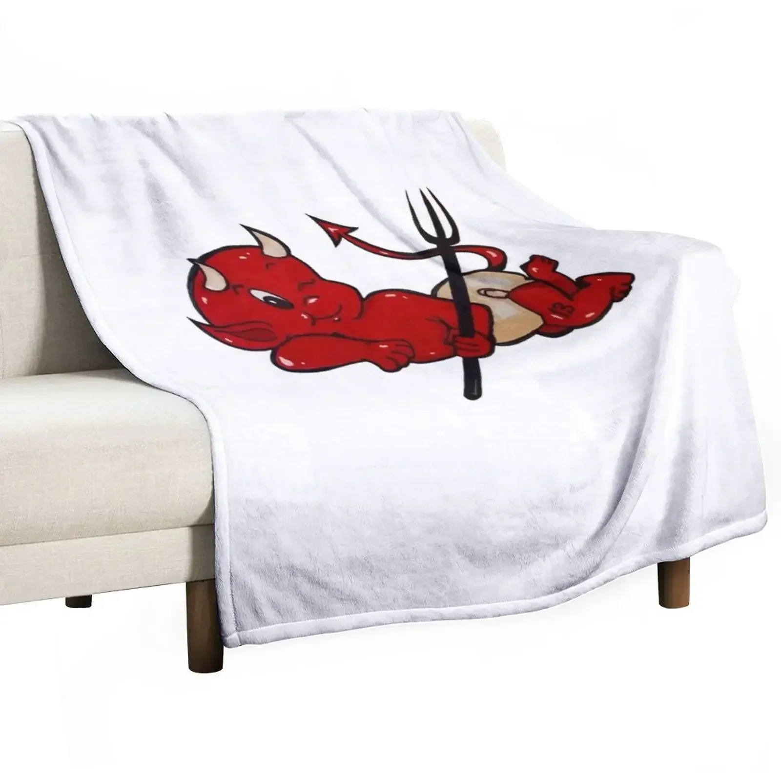 

Lil' Inner Devil Throw Blanket Thermals For Travel Soft Beds Comforter Blankets