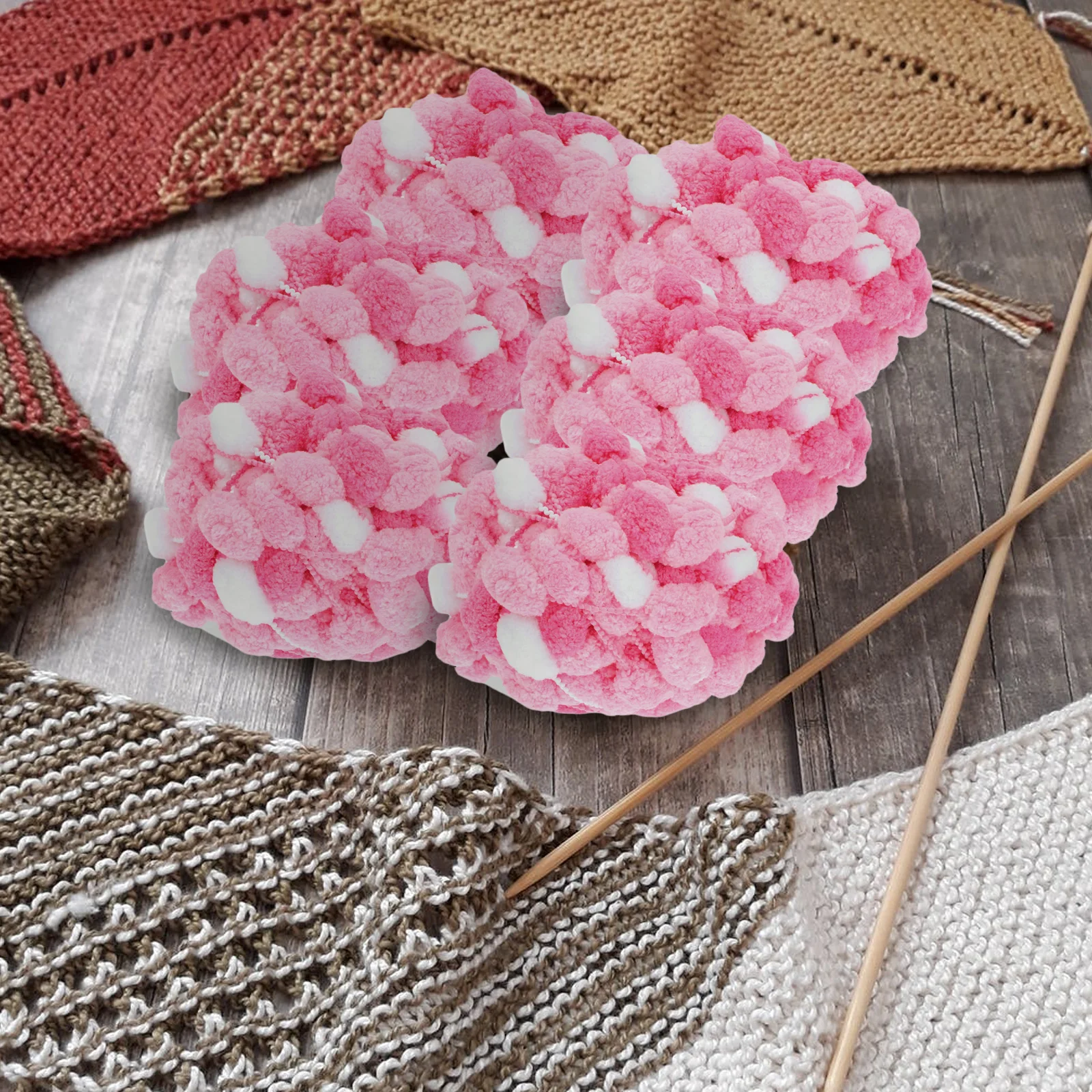 H knitting Woolen Yarn Slender Comfortable Braided Thread DIY Projects Decoration Household Friendly Skin Soft Texture Excellent