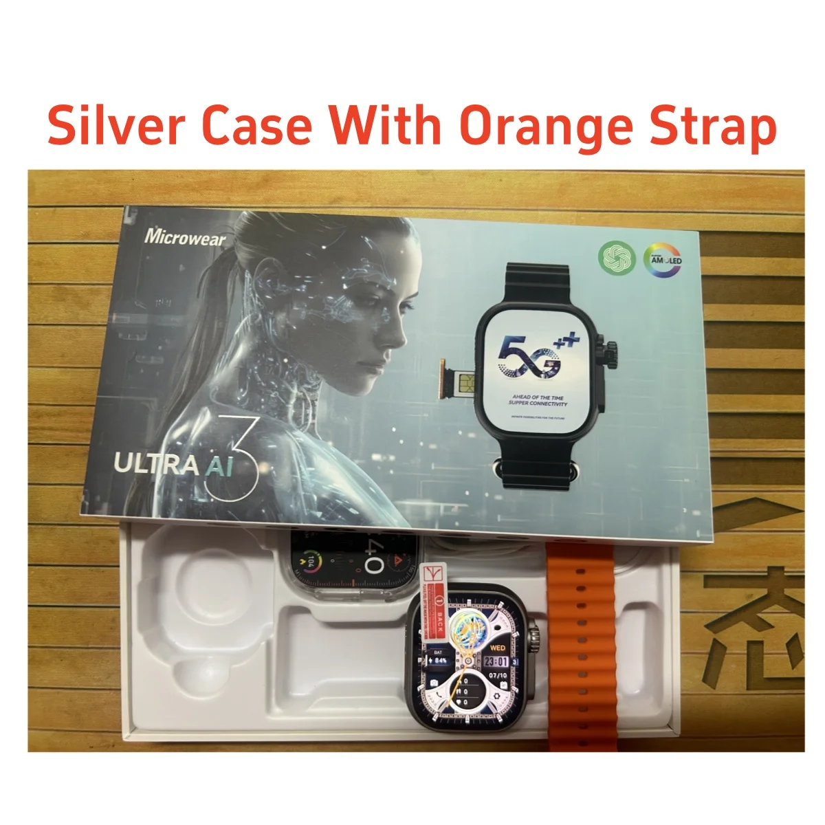 Reloj Inteligente Microwear Ultra Ai3 S9 Ultra 180 ° Cámara...
