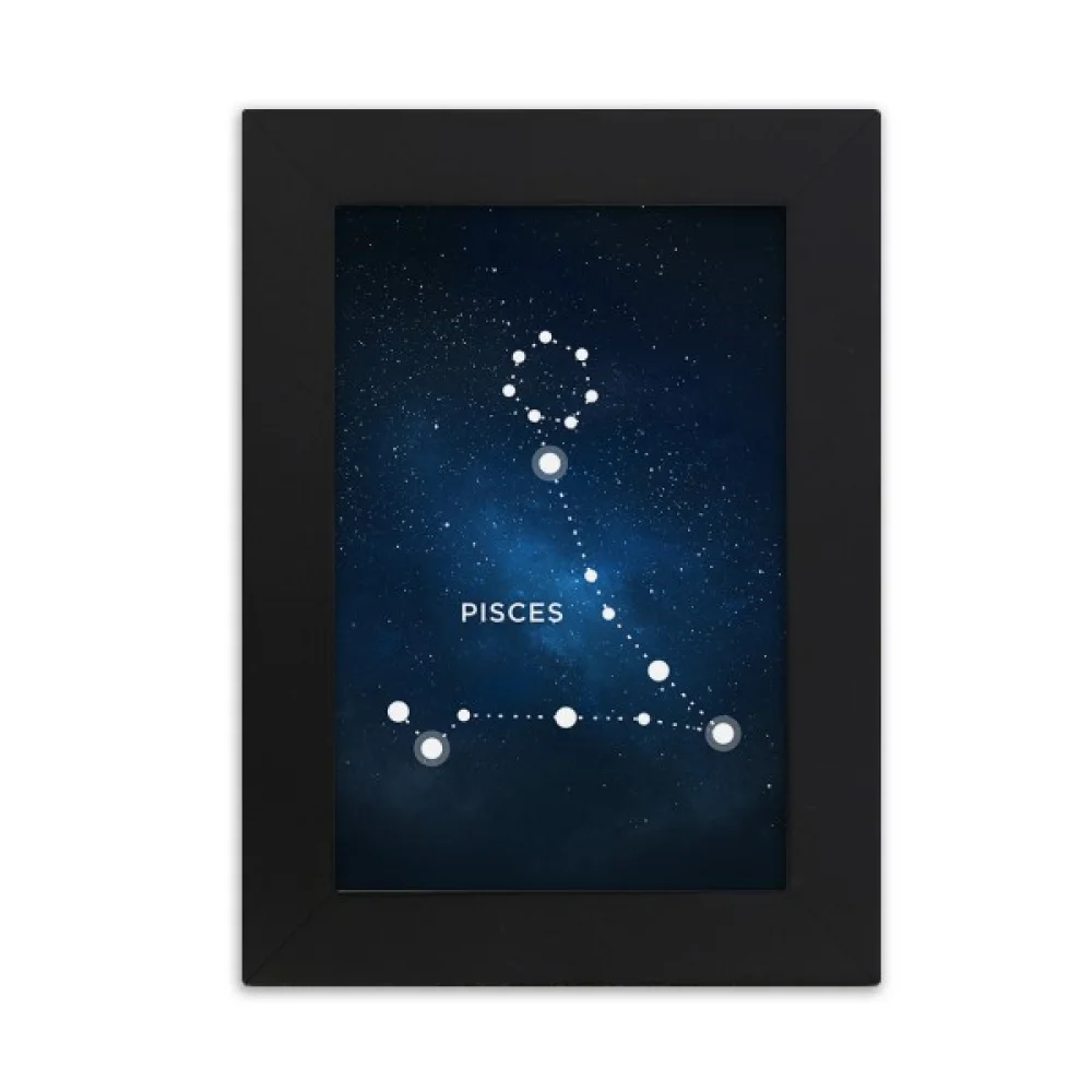 Pisces Constellation Zodiac Sign Desktop Photo Frame Picture Display Art Painting Exhibit