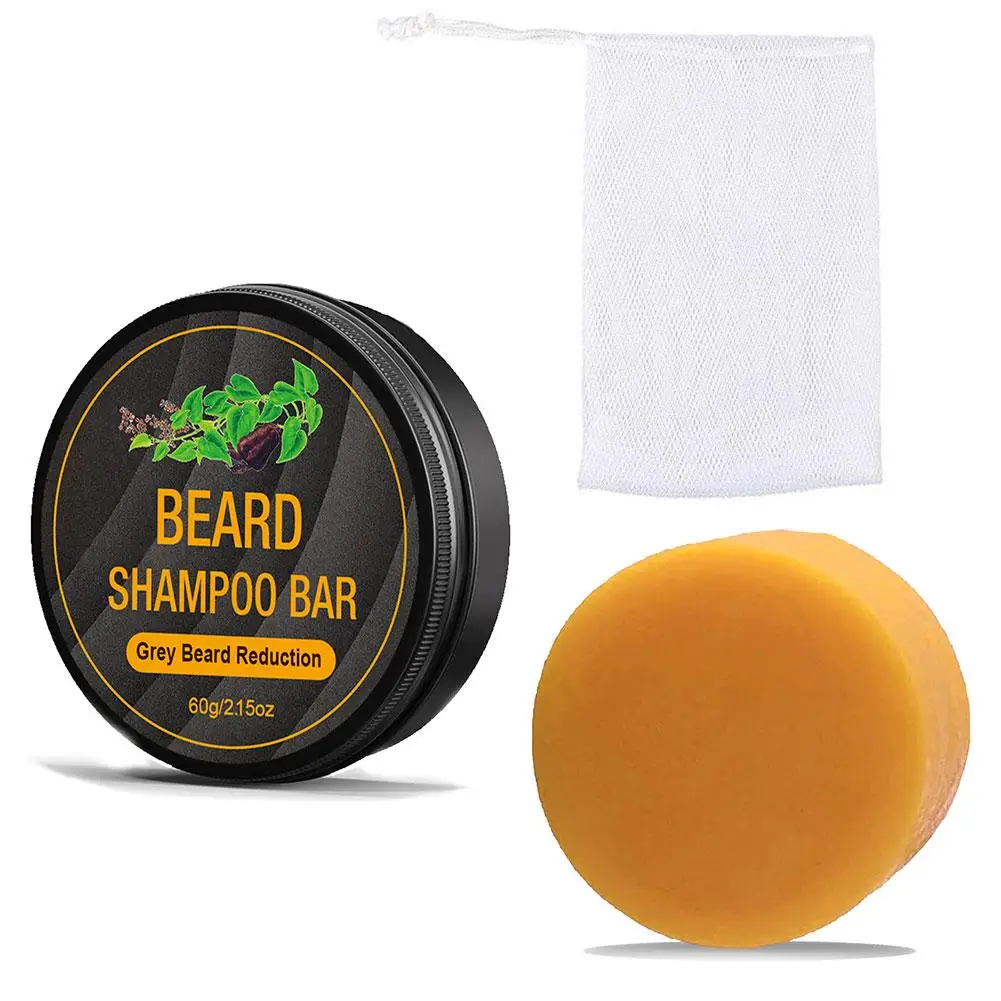 Cabelo escurecimento Shampoo Bar, cabelos grisalhos, redução de barba, sabão artesanal, barba preta, eficaz fórmula suave orgânica, 1, 3pcs