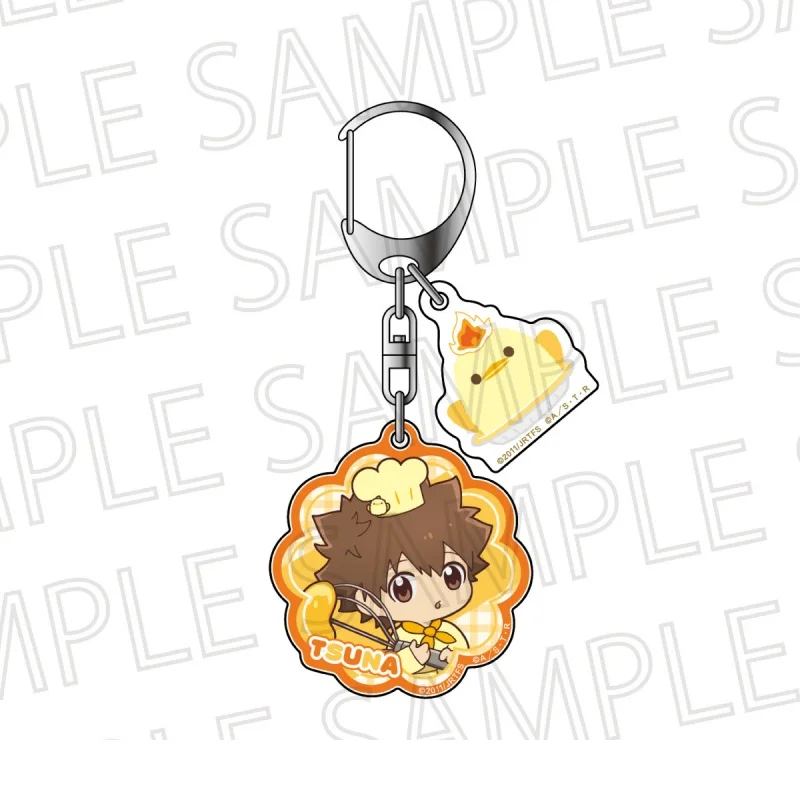 Reborn! 6CM Creative Acrylic Keychain Cartoon Character Keyring Bag Hanging Charm Decor Gift Ornament Birthday