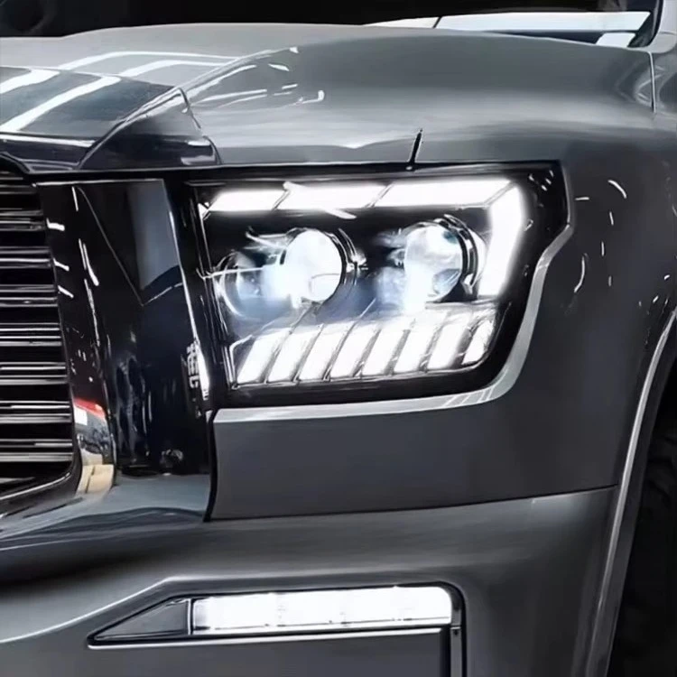 Tank 500 LED  Headlight Assembly with Daytime Running Light New Condition for Flowing Headlights Modification