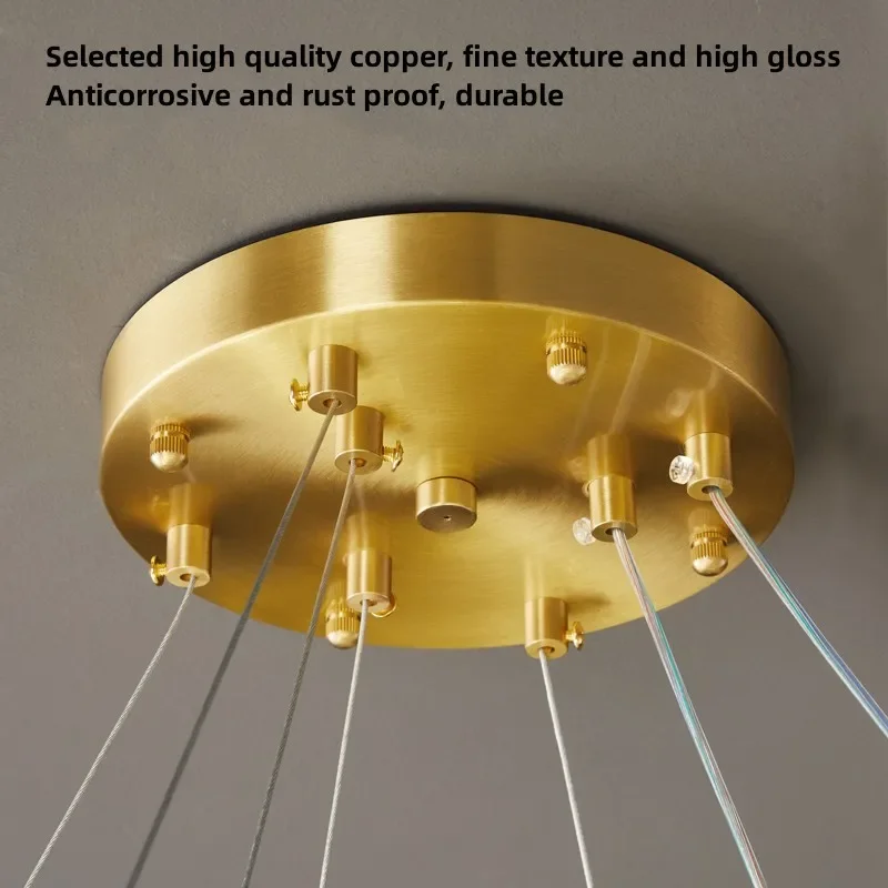 Imagem -06 - Modern Crystal Chandelier Led Ceiling Lights Indoor Luminárias Living Room Lamp Dining Room Hanging Light Estilo de Luxo