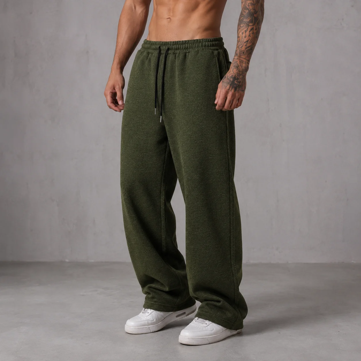 กางเกงวอร์มขากว้างสำหรับผู้ชาย - Men Shoes Joggers บทวิจารณ์และราคา