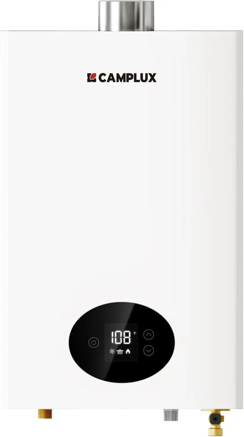 Tankless Water Heater Propane 3.6 GPM, 82,000 BTU On Demand Hot Water Heater Propane, 2-3 Points Gas Tankless Water Heater Indoo