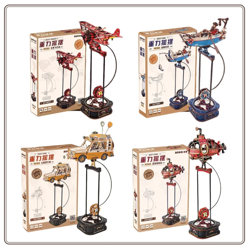 

ROKR Gravity Swinging DIY Handmade Building Block Toy Assembly Birthday Gift Creative Gift Pendant Puzzle Building Block Toy