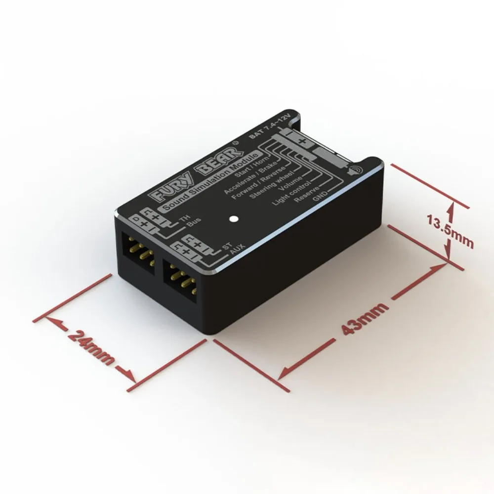 FURY BEAR – modèle de véhicule d'ingénierie, système de simulation sonore pour camion RC Scania r730, accessoires, veste entièrement métallique, 1/14