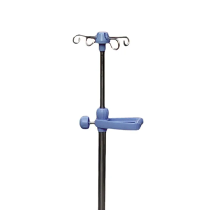 MN-IV004 Aluminum Base Infusion Stand IV Pole Drip Stand with 4 Hooks