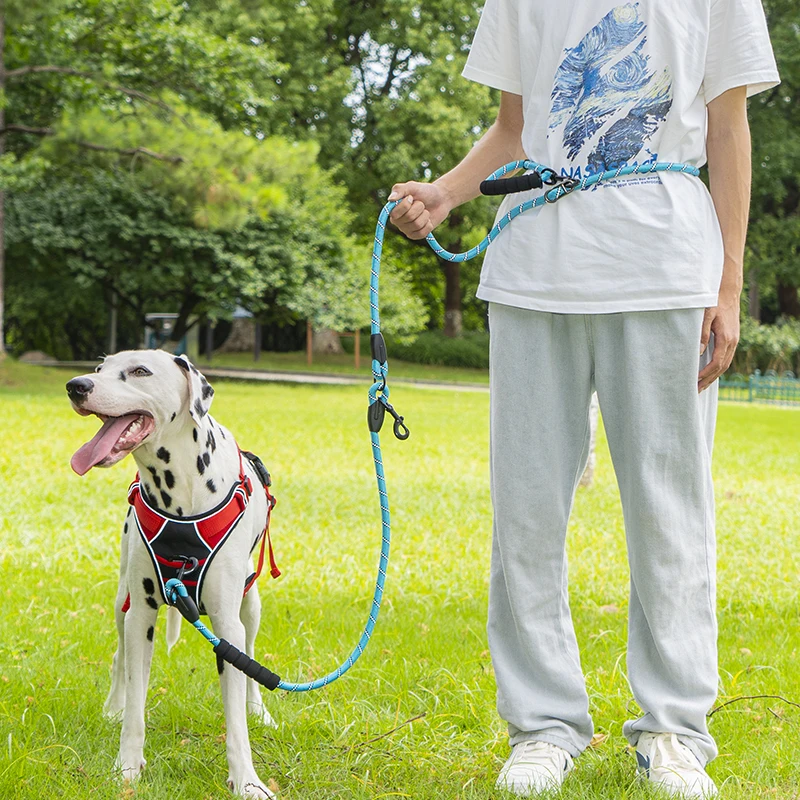 Pet Sling Rope Dog Leash 7.8ft Long with Padded Handle,Heavy Duty,for Control Safety Training | Leashes for Large Dogs or Medium