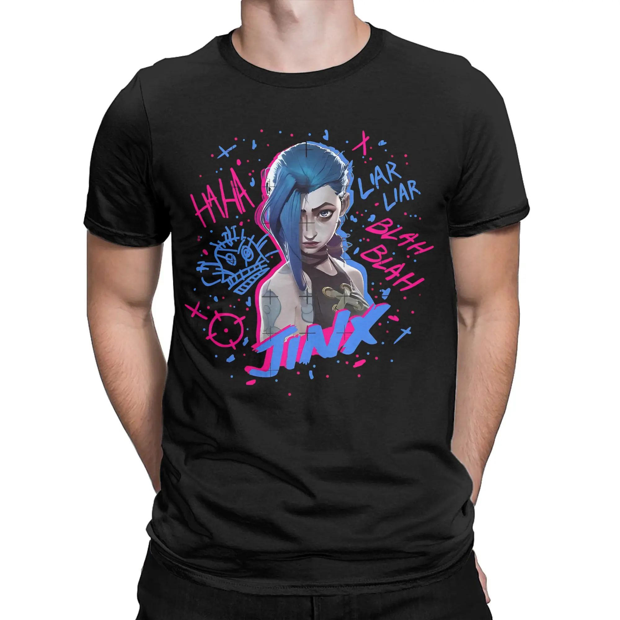 Mens Womens Arcane Jinx gift for game lover fans  Shirt Pure Cotton New Arrival Tee Shirts  Top Clothing