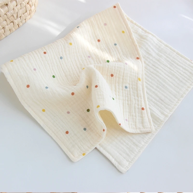 Cotton Muslin Baby Face Towel Long Burp Cloth for Newborn Kindergarten Hand Towels Infant Drooling Bibs Washcloth Baby Items image 6