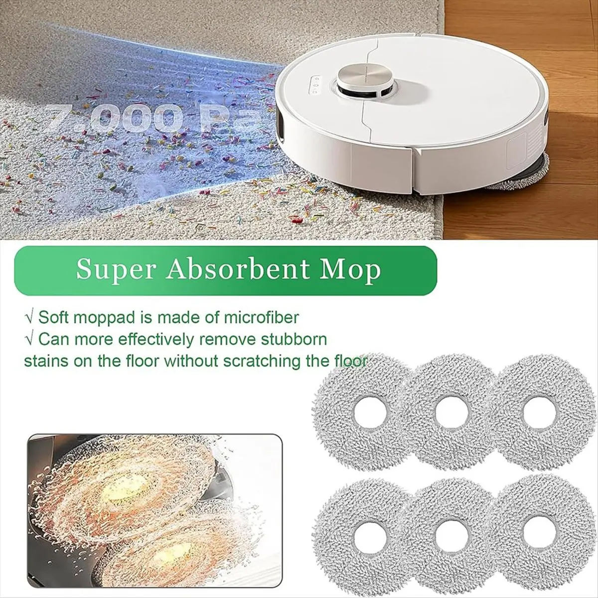 

Комплект аксессуаров ABPO для пылесоса Dreame L10s Pro Ultra Heat: основная щетка, салфетки, мешки для пыли, фильтры, боковые щетки